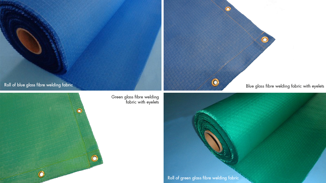 Blue and Green Welding Fabrics